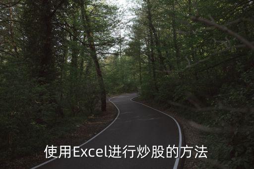 使用Excel進(jìn)行炒股的方法