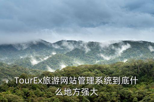 TourEx旅游網(wǎng)站管理系統(tǒng)到底什么地方強大