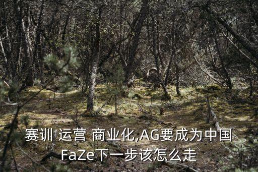 賽訓(xùn) 運(yùn)營 商業(yè)化,AG要成為中國FaZe下一步該怎么走