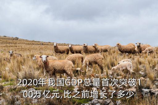 2020年我國GDP總量首次突破100萬億元,比之前增長(zhǎng)了多少