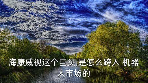 ?？低曔@個(gè)巨頭,是怎么跨入 機(jī)器人市場(chǎng)的