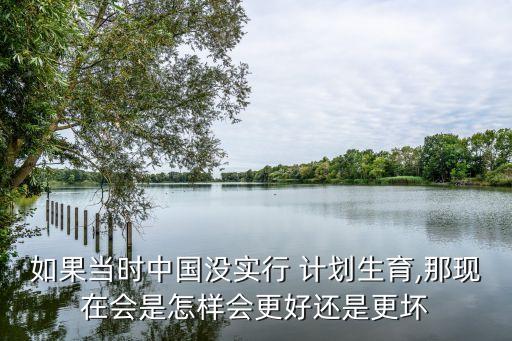 如果當(dāng)時(shí)中國沒實(shí)行 計(jì)劃生育,那現(xiàn)在會(huì)是怎樣會(huì)更好還是更壞