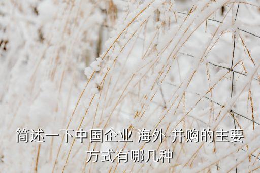 中國(guó)海外并購(gòu)定義,海外并購(gòu)定義百度文庫(kù)