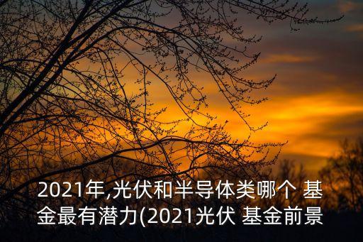 2021年,光伏和半導(dǎo)體類哪個 基金最有潛力(2021光伏 基金前景