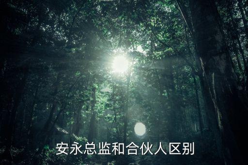  安永總監(jiān)和合伙人區(qū)別