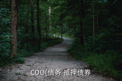 CDO(債務 抵押債券