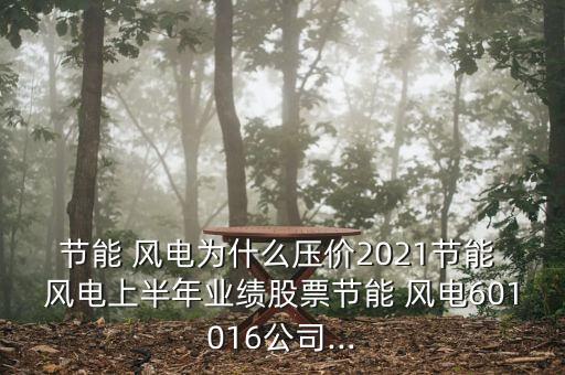 節(jié)能 風(fēng)電為什么壓價(jià)2021節(jié)能 風(fēng)電上半年業(yè)績股票節(jié)能 風(fēng)電601016公司...