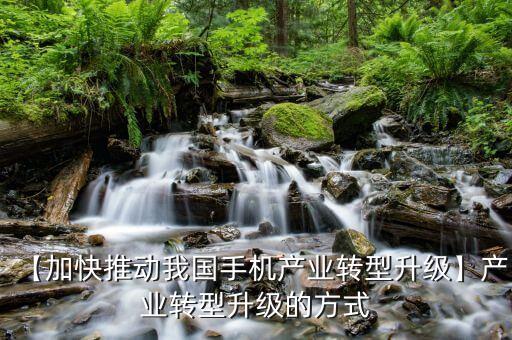 【加快推動我國手機產(chǎn)業(yè)轉(zhuǎn)型升級】產(chǎn)業(yè)轉(zhuǎn)型升級的方式