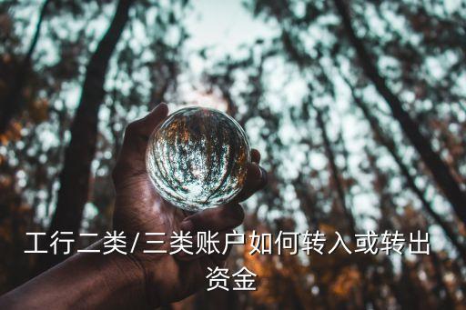 工行二類/三類賬戶如何轉(zhuǎn)入或轉(zhuǎn)出 資金