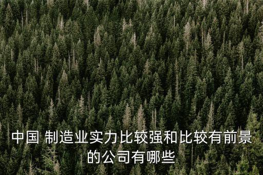 中國(guó)制造企業(yè)排名,三一中國(guó)制造排名