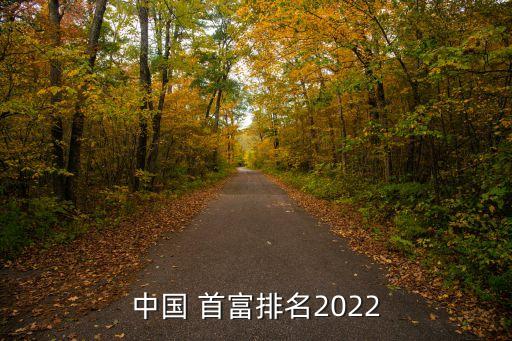 中國 首富排名2022