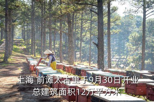  上海 前灘太古里于9月30日開(kāi)業(yè)總建筑面積12萬(wàn)平方米