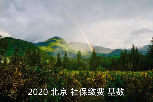 2020 北京 社保繳費 基數(shù)