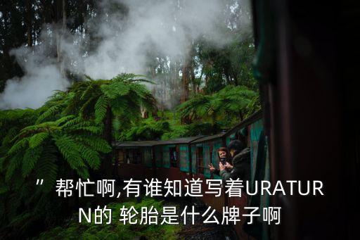 ”幫忙啊,有誰知道寫著URATURN的 輪胎是什么牌子啊