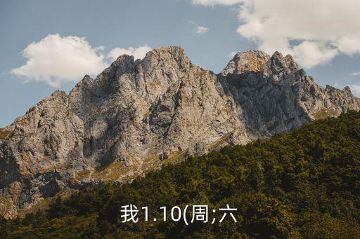 我1.10(周;六