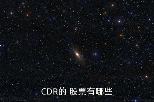 CDR的 股票有哪些