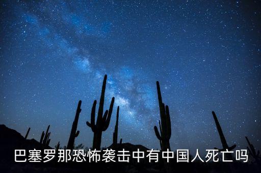 巴塞羅那恐怖襲擊中有中國(guó)人死亡嗎