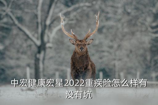 中宏健康宏星2022重疾險(xiǎn)怎么樣有沒(méi)有坑