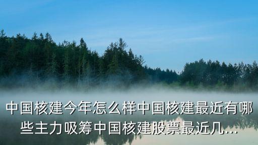 中國核建今年怎么樣中國核建最近有哪些主力吸籌中國核建股票最近幾...