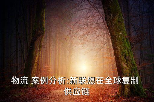 成功運(yùn)用了供應(yīng)鏈管理回購契約公司案例