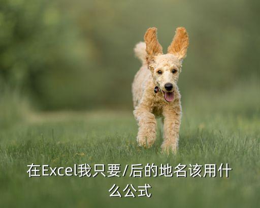 在Excel我只要/后的地名該用什么公式