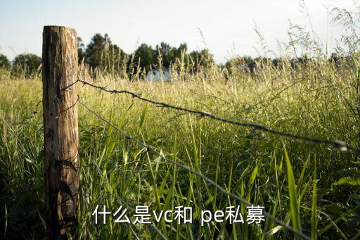 什么是vc和 pe私募