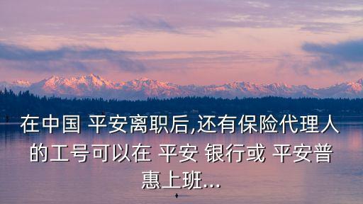 平安保險可以進入平安銀行嗎,中國平安保險和平安銀行有啥關(guān)系