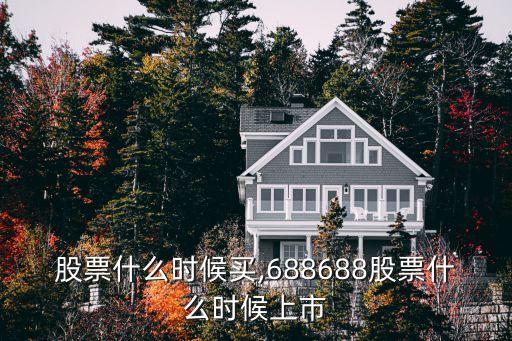 上市股票什么時(shí)候買,688688股票什么時(shí)候上市