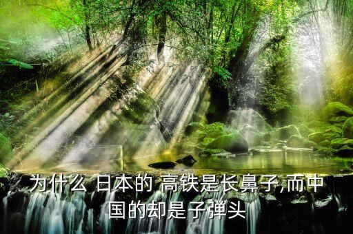 為什么 日本的 高鐵是長(zhǎng)鼻子,而中國(guó)的卻是子彈頭