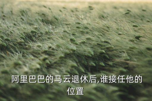  阿里巴巴的馬云退休后,誰(shuí)接任他的位置