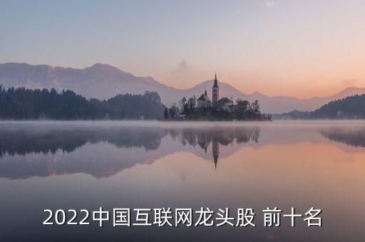 2022中國(guó)互聯(lián)網(wǎng)龍頭股 前十名