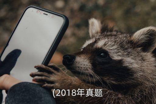 (2018年真題