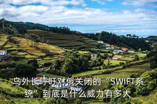 烏外長呼吁對(duì)俄關(guān)閉的“SWIFT系統(tǒng)”到底是什么威力有多大