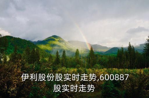  伊利股份股實(shí)時(shí)走勢,600887股實(shí)時(shí)走勢