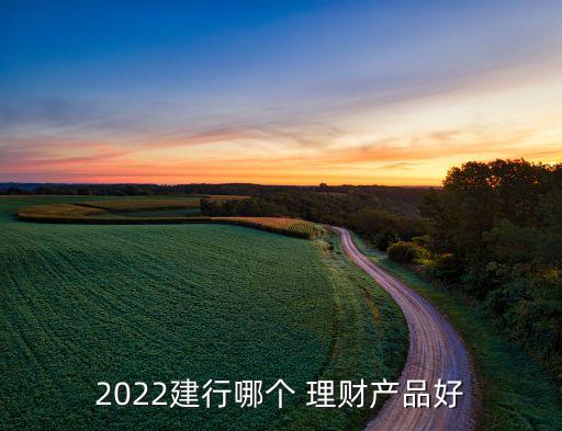 2022建行哪個 理財產(chǎn)品好