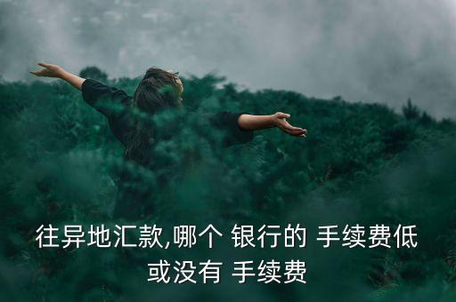 省內(nèi)免手續(xù)費(fèi)的銀行,同一銀行省內(nèi)轉(zhuǎn)賬有沒(méi)有手續(xù)費(fèi)