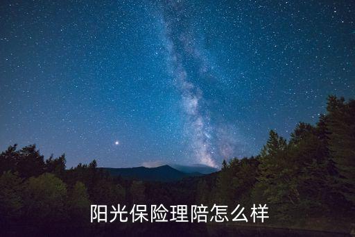  陽光保險理陪怎么樣