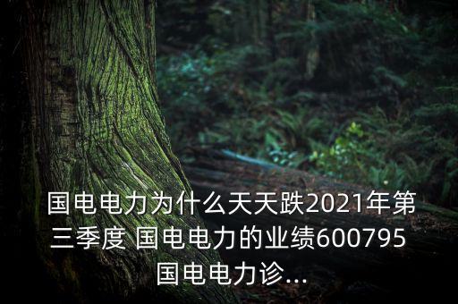  國(guó)電電力為什么天天跌2021年第三季度 國(guó)電電力的業(yè)績(jī)600795 國(guó)電電力診...