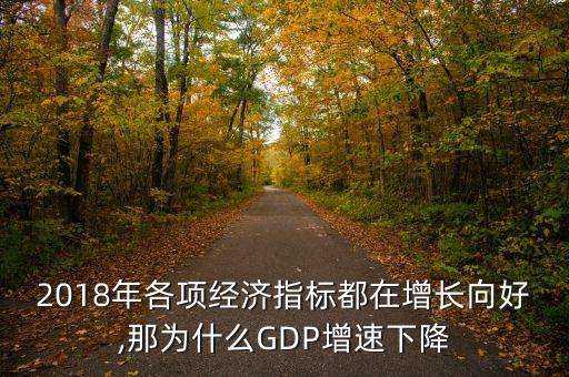 2018年各項經(jīng)濟指標都在增長向好,那為什么GDP增速下降