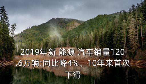 2019年新 能源 汽車銷量120.6萬輛:同比降4%、10年來首次下滑