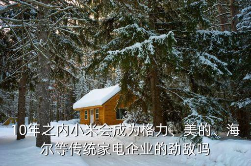 10年之內(nèi)小米會(huì)成為格力、美的、海爾等傳統(tǒng)家電企業(yè)的勁敵嗎