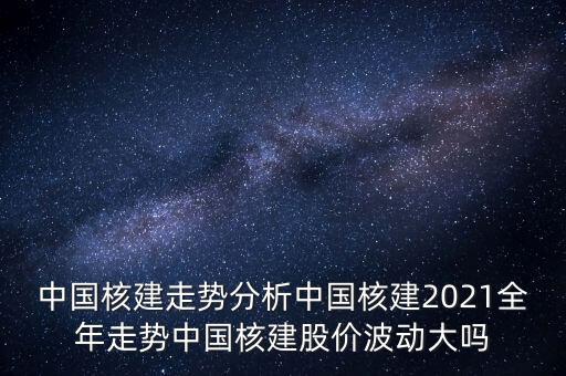 中國核建走勢分析中國核建2021全年走勢中國核建股價波動大嗎