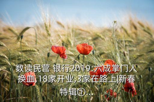 數(shù)讀民營 銀行2019:六成掌門人換血,18家開業(yè),3家在路上|新春特輯①...