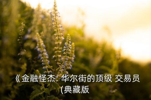 《金融怪杰: 華爾街的頂級(jí) 交易員(典藏版