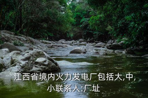  江西省境內火力發(fā)電廠包括大,中,小聯(lián)系人:廠址