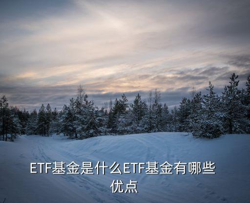 ETF基金是什么ETF基金有哪些 優(yōu)點(diǎn)