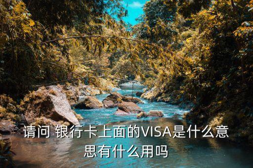 請(qǐng)問 銀行卡上面的VISA是什么意思有什么用嗎