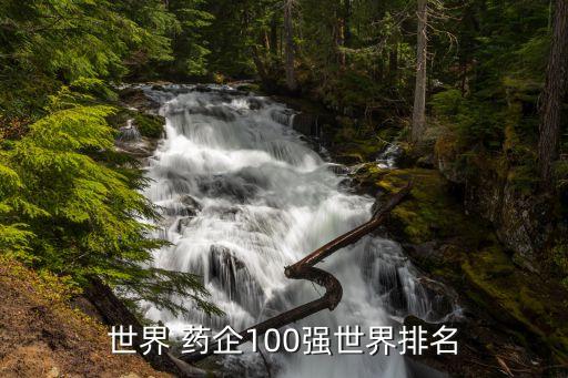 世界 藥企100強(qiáng)世界排名