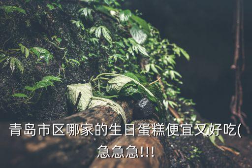 青島市區(qū)哪家的生日蛋糕便宜又好吃(急急急!!!