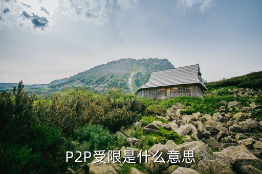 P2P受限是什么意思